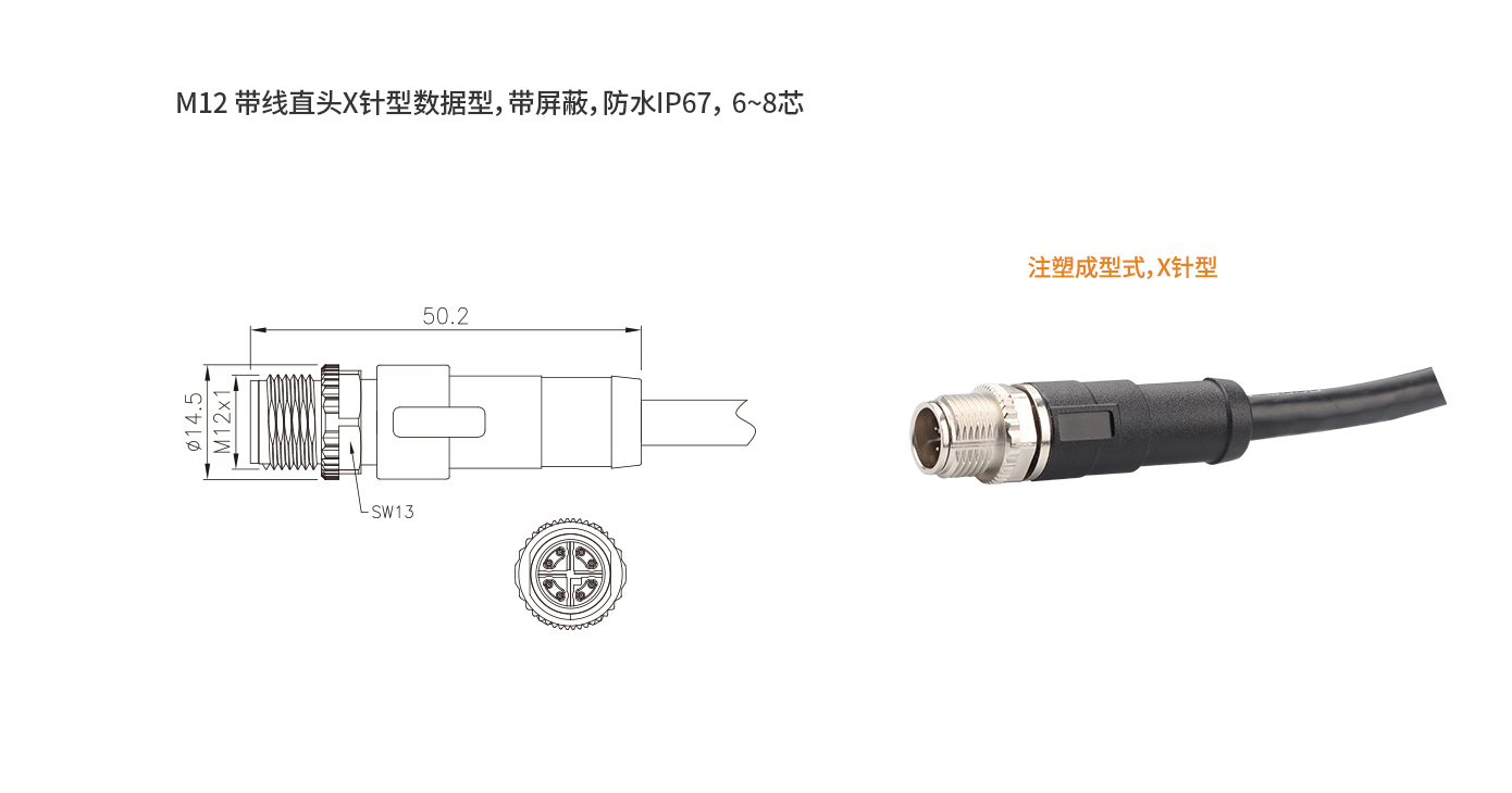 M12 X针型